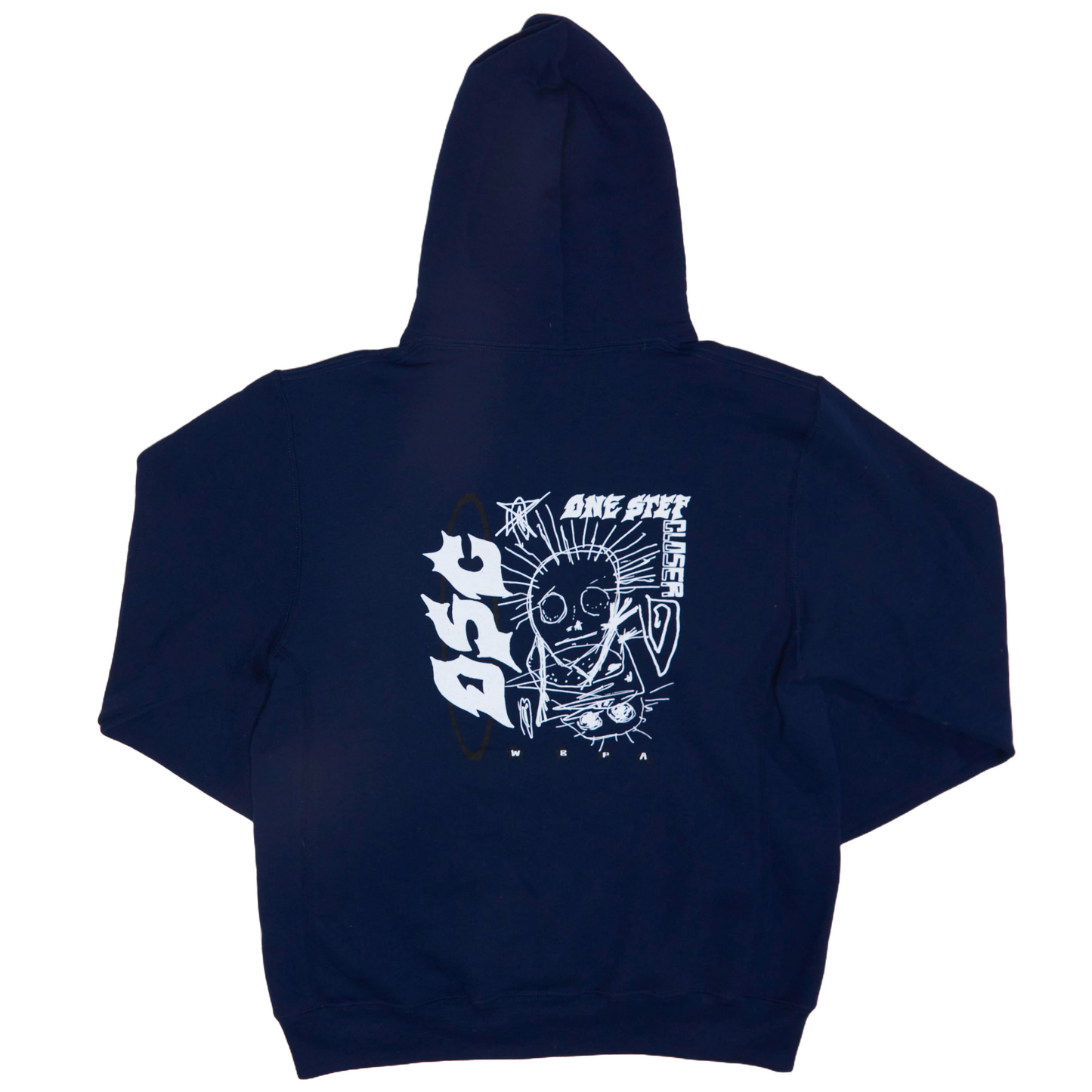 Navy Pill Logo Hoodie