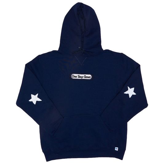 Navy Pill Logo Hoodie